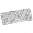 SEEBERGER| fascia lana maglia con fodera pile per donna grigio chiaro