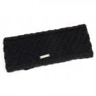 SEEBERGER| fascia lana maglia con fodera pile per donna nero