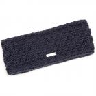 SEEBERGER| fascia lana maglia con fodera pile per donna blu scuro