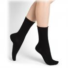 BLEUFORET | calzini donna in cotone naturale nero