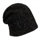 cuffia beanie in lurex speciale nero