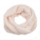 COLLO INCROCIATO IN TESSUTO ECO PELLICCIA 35X28CM bianco naturale