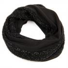 Sciarpa ad anello Lurex Special 20X65cm nero