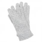 guanti lana cashmere per donna grigio