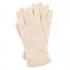 guanti lana cashmere per donna beige