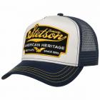STETSON | Cappello Trucker Cappello Shield Patrimonio Americano blu