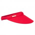 SEEBERGER | Visiera cottone rosso fuoco