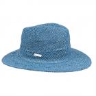 SEEBERGER | cappello traveller donna zigzag weave celeste