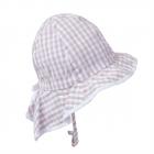 STERNTALER | cappello tessuto baby con coprinuca e laccetti rosa