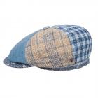 ALFONSO D'ESTE | FLATCAP 100% LINO patchwork