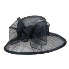 ALESSANDRA BACCI | cappello donna cerimonia sisal blu