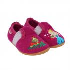 GIESSWEIN | pantofole slim fit per bambina SALEM in lana vergine con motivo a principessa bacca