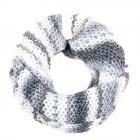 McBEANIE | sciarpa lana lurex per art. 47951 e 47953 grigio chiaro