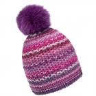 McBEANIE | berretto lana con pompon eco viola 1