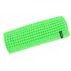 McBEANIE | fascia lana maglia con fodera pile verde mela