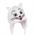 McBEANIE | berretto cuffia bimbi motivo gatto bianco