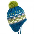 MAXIMO | berretto bimbi con pompon blu