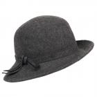 FASHION | CAPPELLO CLOCHE FELTRO DONNA antracite