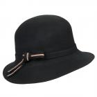 FASHION | CAPPELLO CLOCHE FELTRO DONNA nero