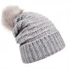 FASHION | CUFFIA DONNA IN CINIGLIA LUREX E POMPON ECO grigio chiaro