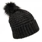 FASHION | CUFFIA DONNA IN CINIGLIA LUREX E POMPON ECO nero