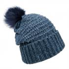 FASHION | CUFFIA DONNA IN CINIGLIA LUREX E POMPON ECO blu