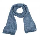 SCIARPA DONNA CINIGLIA CON LUREX 15X200CM blu