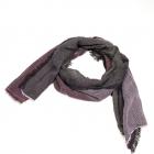 SCIARPA DONNA CON RIGHE COLORATE 65X190CM viola 1