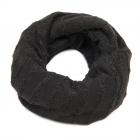 SCIARPA COLLO PER DONNA RIGHE LUREX 25X60CM nero