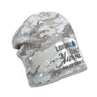 FASHION | CUFFIA BIMBO FELPA CON STAMPA MIMETICA E PATCH STELLA grigio