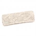SEEBERGER | fascia lana maglia cable structure beige