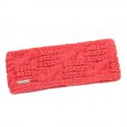 SEEBERGER | fascia lana maglia cable structure rosso scuro