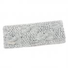 SEEBERGER | fascia lana maglia cable structure grigio chiaro