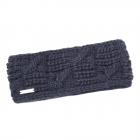 SEEBERGER | fascia lana maglia cable structure blu scuro