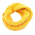 SEEBERGER | collo lana maglia loop cable structure marrone