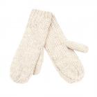 SEEBERGER | moffole per donna in lana maglia con fodera beige