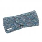 SEEBERGER | fascia donna in lana maglia jacquard pattern turchese