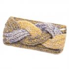 SEEBERGER | fascia lana maglia lurex stripe design giallo
