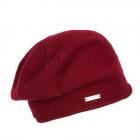 SEEBERGER | berretto lana cashmere rosso scuro