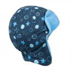 STERNTALER | cuffia aviatore da beb� con motivo stelle blu scuro