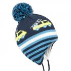STERNTALER | cuffia baby con paraorecchie e lacci blu scuro
