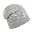 STERNTALER | cuffia beanie lana maglia con motivo stelle grigio