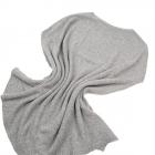 CAROL&CO | poncho lana maglia 10 CASHMERE 50 VISCOSA 40 MERINO grigio