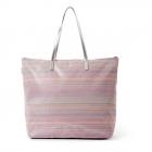 BORSA TESSUTO LUREX 50X40X20CM lilla