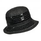 FASHION | CAPPELLO CLOCHE CARTA PAGLIA E PAILLETTES PER DONNA nero