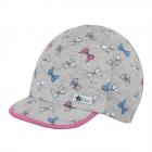 STERNTALER | berretto visiera bimba UPF 50+ grigio chiaro