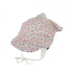 STERNTALER | bandana con lacci e paraorecchie per bimba rosa