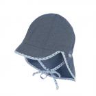 STERNTALER | Kids berretto visiera con protezione solare blu medio