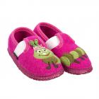 GIESSWEIN | pantofole per bambine Treffelstein caterpillar in lana vergine bacca