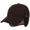 STETSON | Berretto in lana con visiera e protezione integrata per orecchie e collo marrone